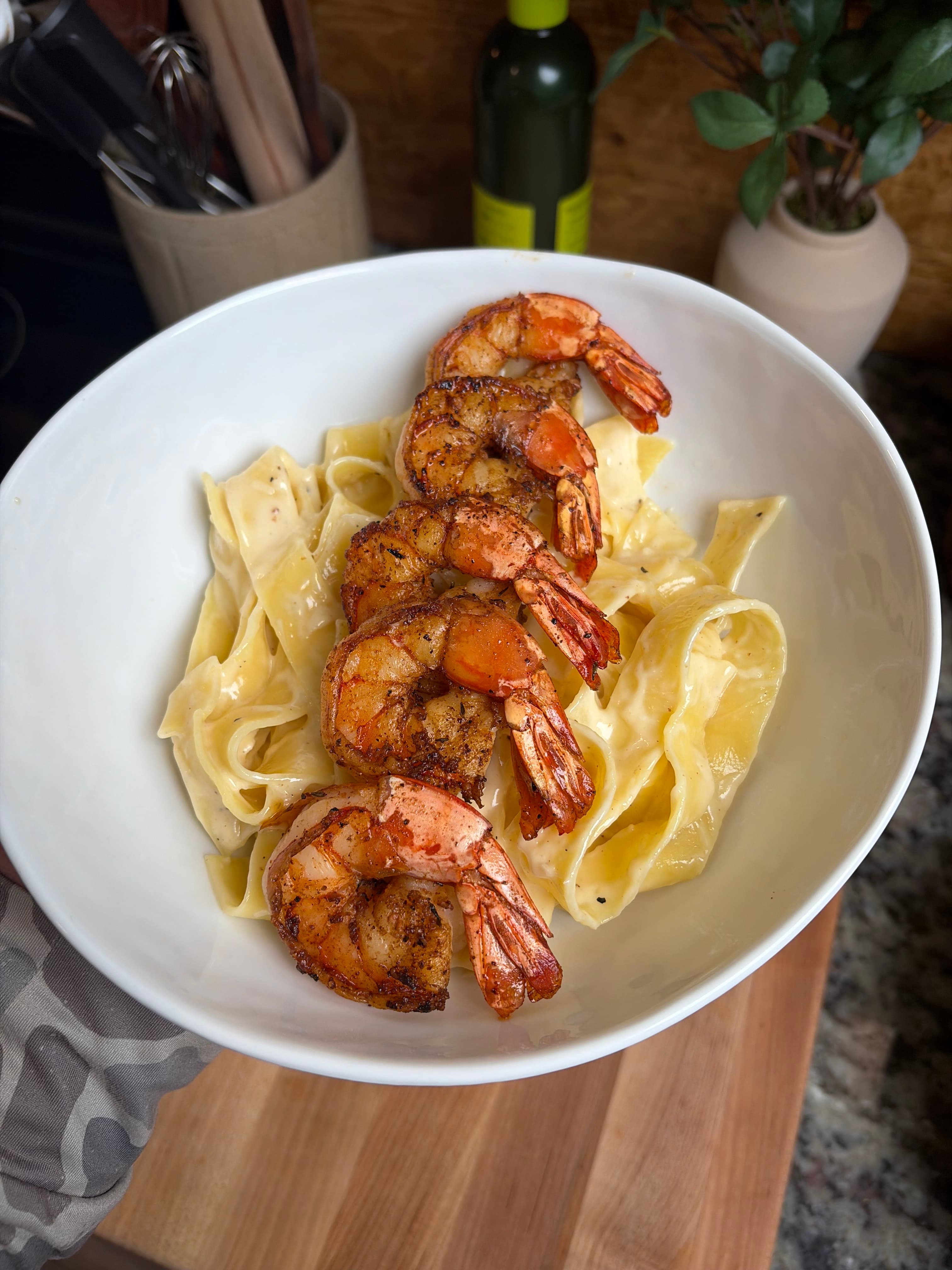 Shrimp Alfredo